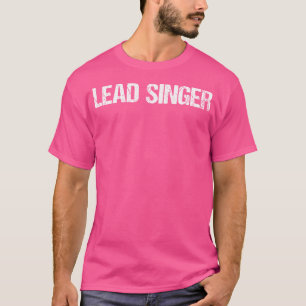 Leadzanger Eenvoudige Titel T-shirt