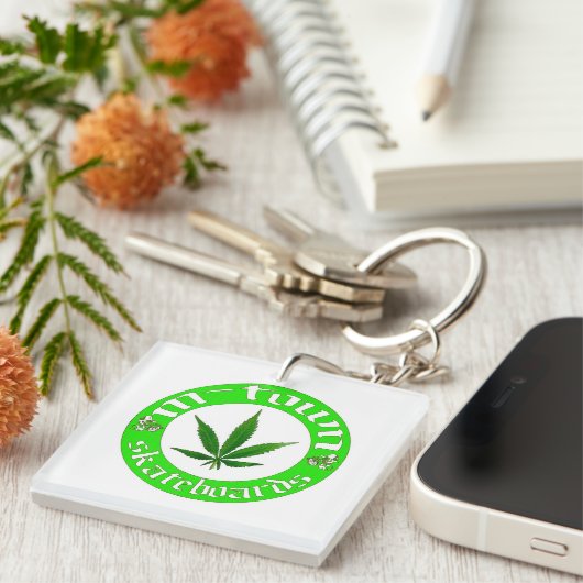 LEAF Acryll keychain (Voorkant Rechts)