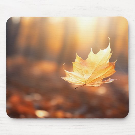 Leaf Air Natuur Serene Rustig Vreedzaam Muismat (Voorkant)