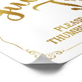 leaf alsjeblieft je duimafdruk op ons boek voor be poster (Hoek)