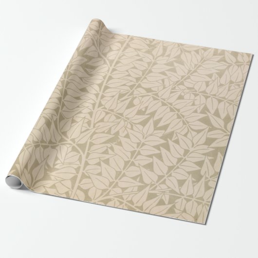 Leaf and Branch Pattern (door William Morris) Cadeaupapier (Uitgerold)