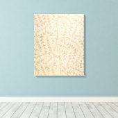 Leaf and Branch Pattern (door William Morris) Canvas Afdruk (Insitu (Houten vloer))