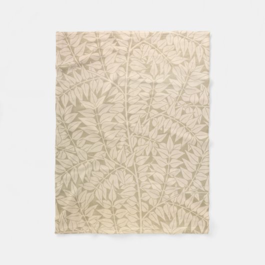 Leaf and Branch Pattern (door William Morris) Fleece Deken (Voorkant)