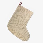 Leaf and Branch Pattern (door William Morris) Grote Kerstsok (Voorkant (Hangend))