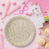 Leaf and Branch Pattern (door William Morris) Papieren Bordje (Feest)