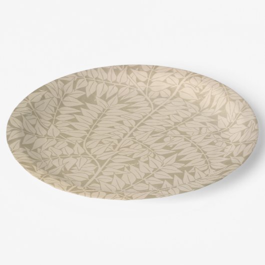 Leaf and Branch Pattern (door William Morris) Papieren Bordje (Gekanteld)