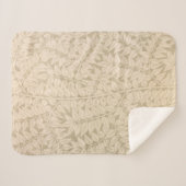 Leaf and Branch Pattern (door William Morris) Sherpa Deken (Voorkant (horizontaal))