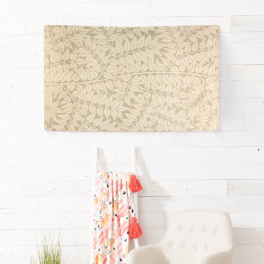 Leaf and Branch Pattern (door William Morris) Spandoek (Insitu)