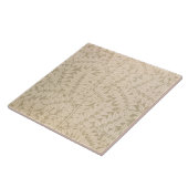 Leaf and Branch Pattern (door William Morris) Tegeltje (Zijkant)