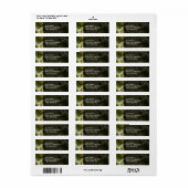 Leaf and Gold - Fractal Art Etiket (Full Sheet)