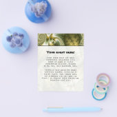 Leaf and Gold - Fractal Art Flyer (Enkel)