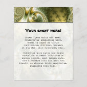Leaf and Gold - Fractal Art Flyer (Voorkant)