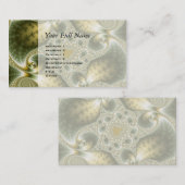 Leaf and Gold - Fractal Art Visitekaartje (Voorkant / Achterkant)