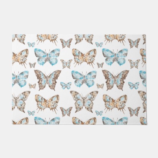 Leaf Art Butterfly Deurmat (Voorkant)