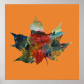 Leaf Art, Herfst, Autumn Leaf Poster (Voorkant)