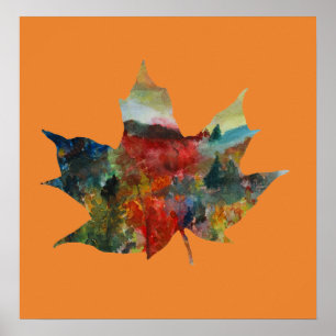 Leaf Art, Herfst, Autumn Leaf Poster