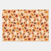 Leaf Autumn Desserts Happy Thanksgiving Inpakpapier Vel (Voorkant)