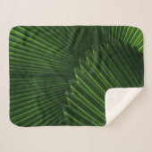 Leaf Background Sherpa Deken (Voorkant (horizontaal))
