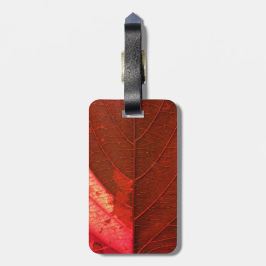 Leaf Bagagelabel (Achterkant verticaal)