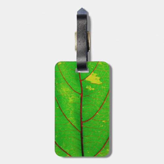 Leaf Bagagelabel (Achterkant verticaal)