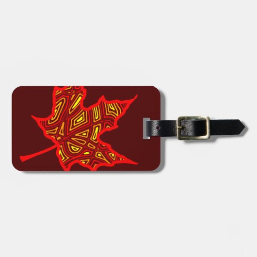 Leaf Bagagelabel (Voorkant horizontaal)