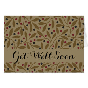 Leaf Berry Classic Kleurrijke  Patroon Art