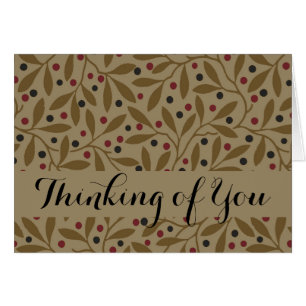 Leaf Berry Classic Kleurrijke  Patroon Art