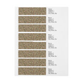 Leaf Berry Classic Kleurrijke  Patroon Art Adreslabel Wikkel (Vel)