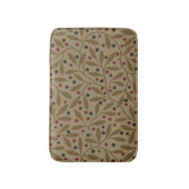 Leaf Berry Classic Kleurrijke  Patroon Art Badmat (Voorkant Verticaal)