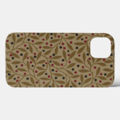 Leaf Berry Classic Kleurrijke  Patroon Art Case-Mate iPhone Case (Achterkant (horizontaal))