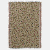 Leaf Berry Classic Kleurrijke  Patroon Art Deken (Voorkant Verticaal)