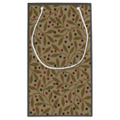 Leaf Berry Classic Kleurrijke  Patroon Art Klein Cadeauzakje (Achterkant)