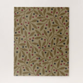 Leaf Berry Classic Kleurrijke  Patroon Art Legpuzzel (Verticaal)