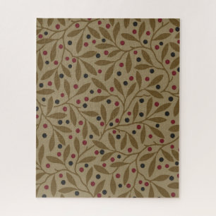 Leaf Berry Classic Kleurrijke  Patroon Art Legpuzzel