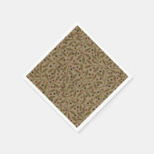 Leaf Berry Classic Kleurrijke  Patroon Art Servet (Hoek)