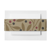 Leaf Berry Classic Kleurrijke  Patroon Art Uitnodigingen Wikkel (Voorkant Voorbeeld)