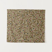 Leaf Berry Classic Kleurrijke Patroon Art Wandkleed (Voorkant (horizontaal))