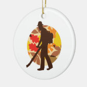 Leaf Blower Keramisch Ornament (Links)