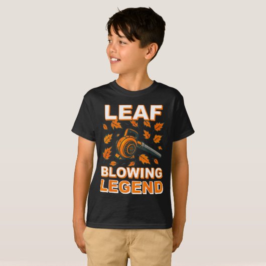 Leaf Blower Shirt Men Funny Lawn Care Leaf Blowing (Voorkant volledig)