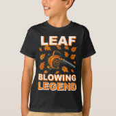 Leaf Blower Shirt Men Funny Lawn Care Leaf Blowing (Voorkant)