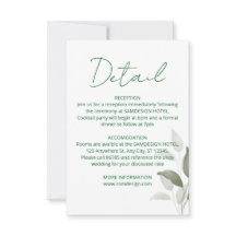 Leaf bruiloft DETAIL