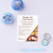 Leaf Clearing Clean Up Removal Promotie Flyer (Enkel)