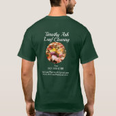 Leaf Clearing Removal Business T-shirt (Achterkant)