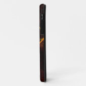Leaf Closeup in Burgundy Case-Mate iPhone Case (Achterkant/links)