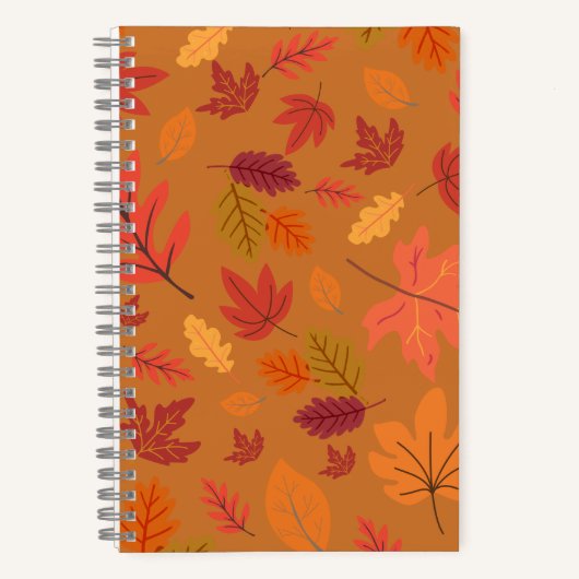 Leaf Collage Notebook Nature Inspired Front & Back Notitieboek (Voorkant)