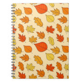 Leaf Concept Pattern. Leaf Herfst and Autumn Symbo Notitieboek (Voorkant)