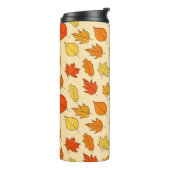 Leaf Concept Pattern. Leaf Herfst and Autumn Symbo Thermosbeker (Gedraaid links)