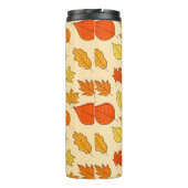 Leaf Concept Pattern. Leaf Herfst and Autumn Symbo Thermosbeker (Achterkant)