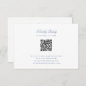 Leaf Crest w/Bow QR-code (Voorkant / Achterkant)