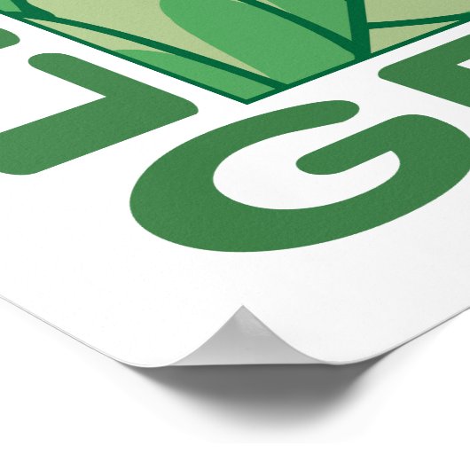 Leaf Design Poster (Hoek)